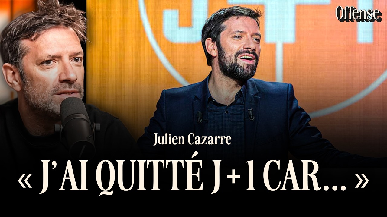 HUMOUR, R&Eacute;SEAUX SOCIAUX, J+1 : JULIEN CAZARRE SANS TABOU ! Offense