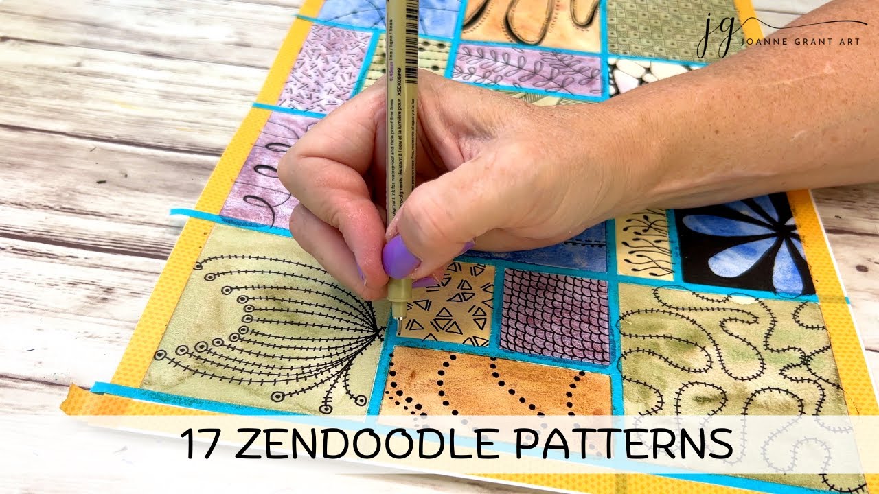 17 Easy Geometric Zen Doodle Patterns