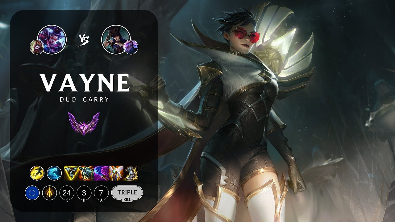 Vayne ADC vs Caitlyn - EUW Master Patch 13.13