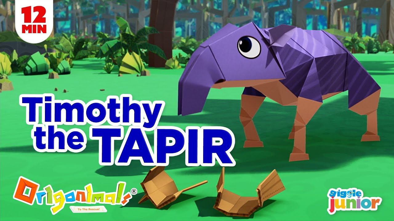 Eps 13. FUN CARTOON FOR KIDS - GETTING THE TAPIR'S SNOUT OUT
