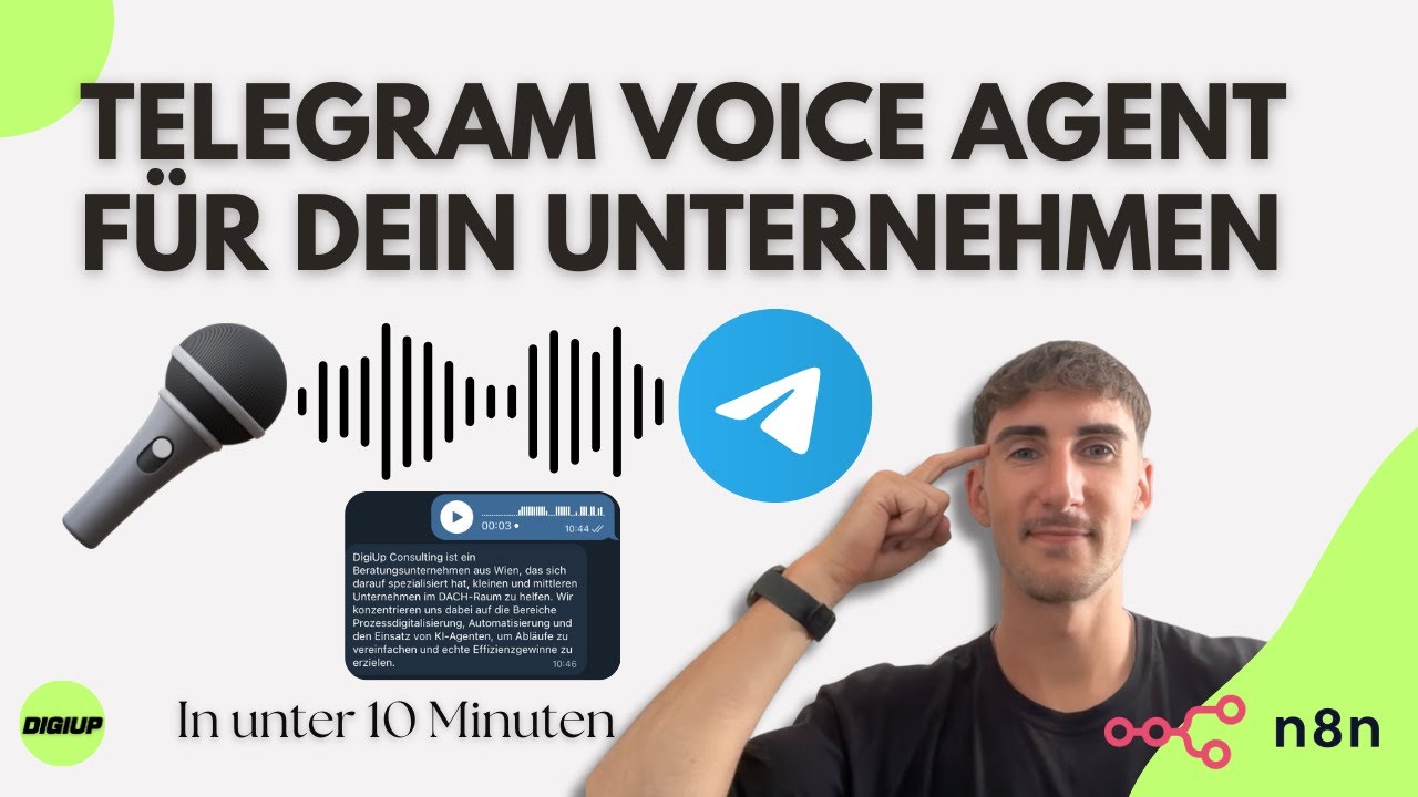 So baust du deinen eigenen Telegram Voice Agent fürs Unternehmen (mit n8n)