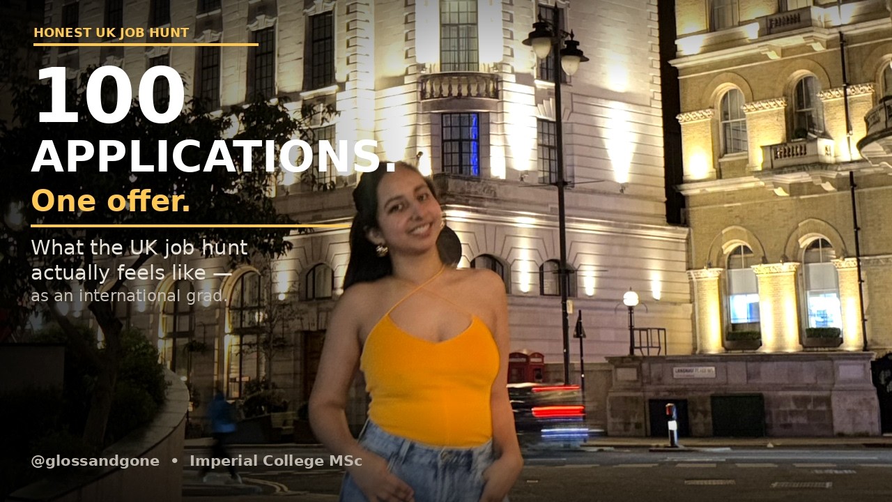 I Applied to 100 Jobs in London as an International Graduate (The Honest Truth)