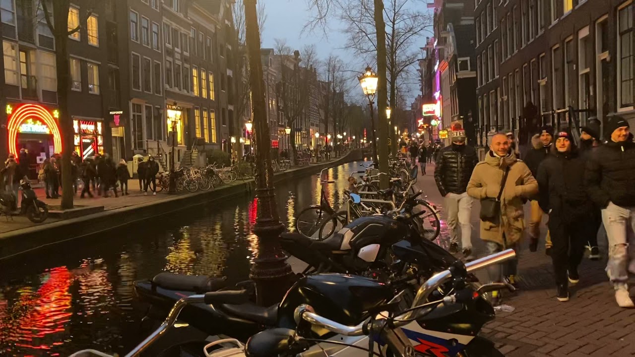 Holandija, Amsterdam, kvart crvenih fenjera (Red Lights District)