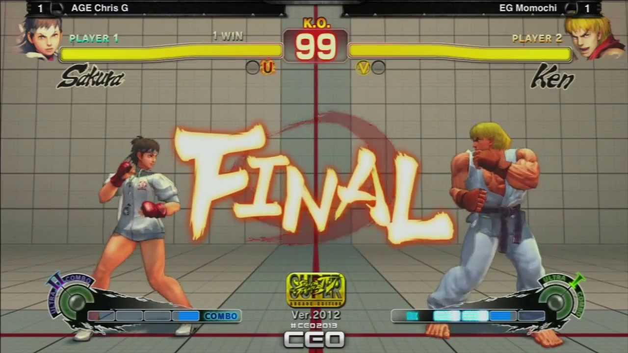 CEO2013: SSF4: AE Ver. 2012 - Losers Finals - AGE Chris G vs EG Momochi