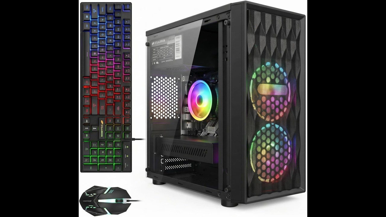 Review: STGAubron Gaming PC – Ryzen 5 5500 & RTX 3050 6GB Performance!