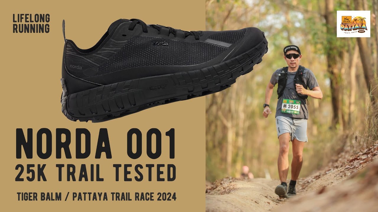 norda 001 Trail Tested // Pattaya Trail 2024 #norda #norda001