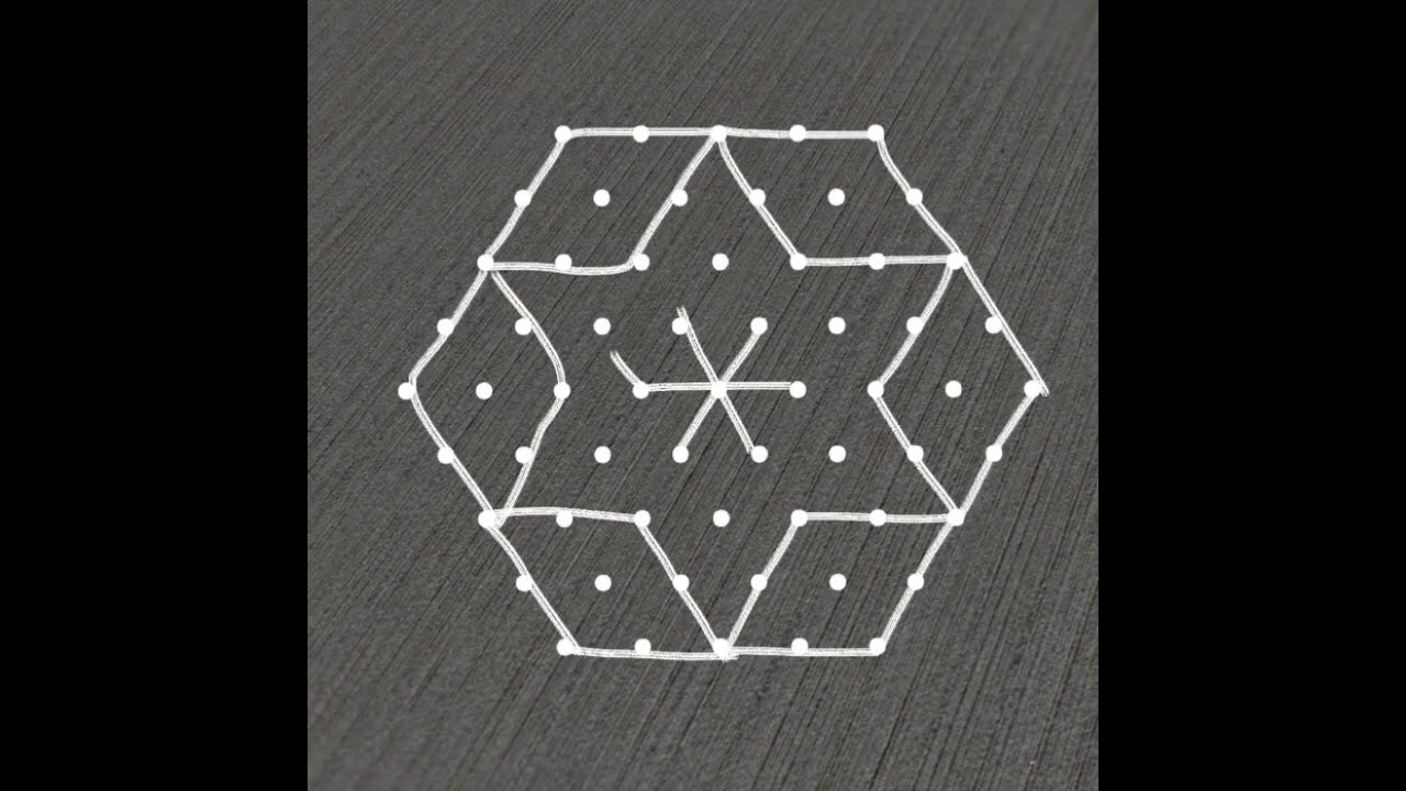 Simple &easy kolam 🌺🌺