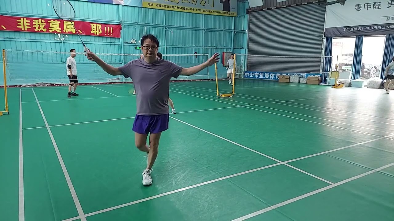 Badminton game, Zhongshan, China 2 27 26 2