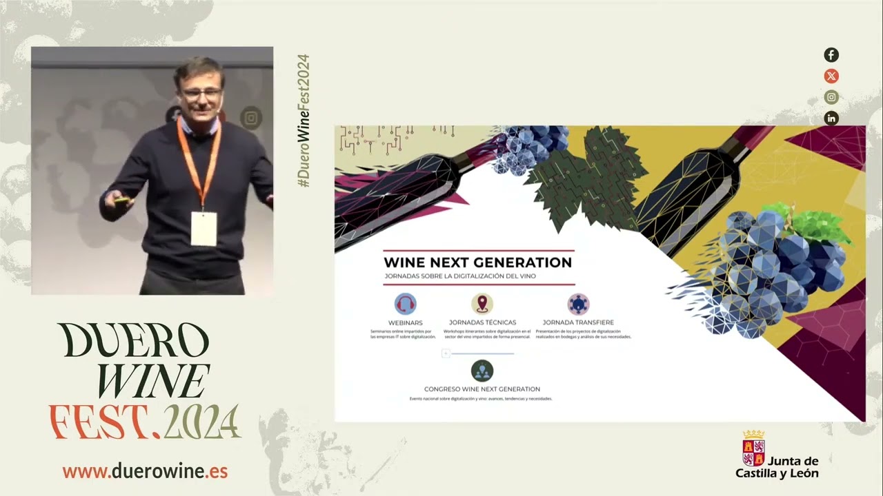 Conferencia 'Impacto de las tecnologías en la promoción y comercialización de los vinos del Duero'