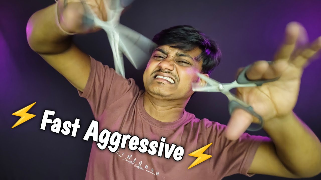 ⚡Fast and Aggressive ASMR you'll Ever Experience (hand movements, triggers etc.)