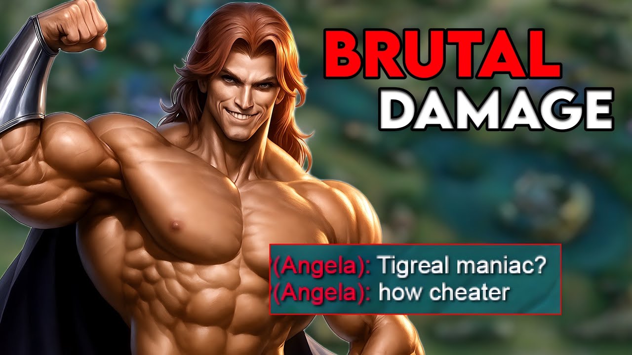 THIS IS ILLEGAL DAMAGE TIGREAL GETS MANIAC IN SOLO RANKED😱💀