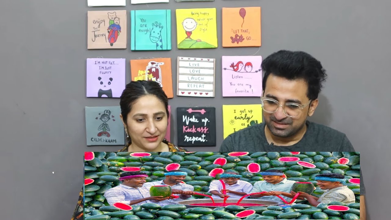Pak Reacts WATERMELON MILKSHAKE | Summer Healthy Drinks | Fresh Watermelon Juice Making in Village