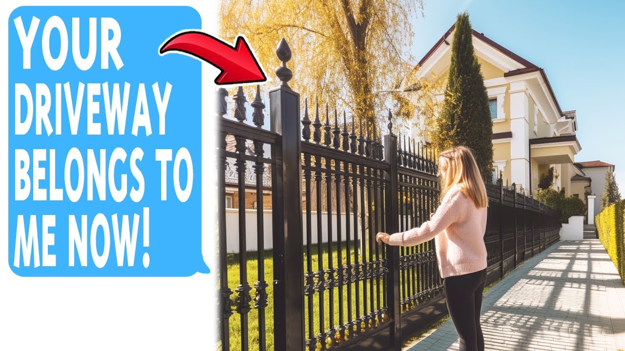 Karen Blocked My Driveway With Her Fence, Claims The Land Is Actually Hers!