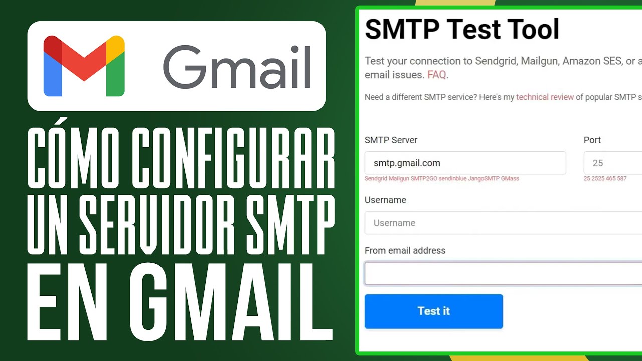 Cómo Configurar un Servidor SMTP en Gmail (¡SIMPLE!)