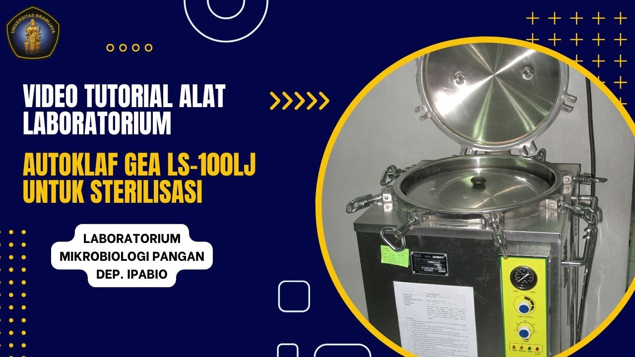AUTOKLAF GEA LS 100LJ UNTUK STERILISASI