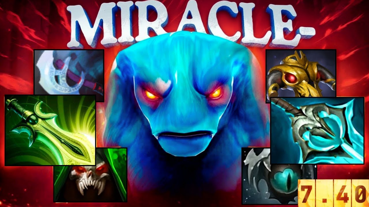ТОТАЛЬНОЕ ДОМИНИРОВАНИЕ! ⚡ Miracle на Morphling 1vs5 — Патч 7.40