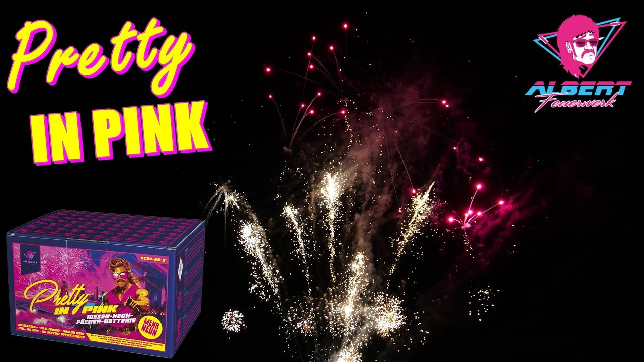 Albert Pretty in Pink I 36 Schuss Batterie I Pyro Man