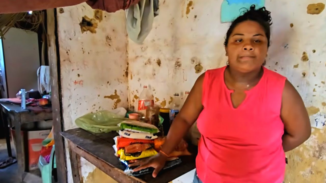VOLTANDO NA CASA DA FRANCISCA DO PALITO LEVANDO RECEBIDO ELA FICOU MUITO FELIZ 