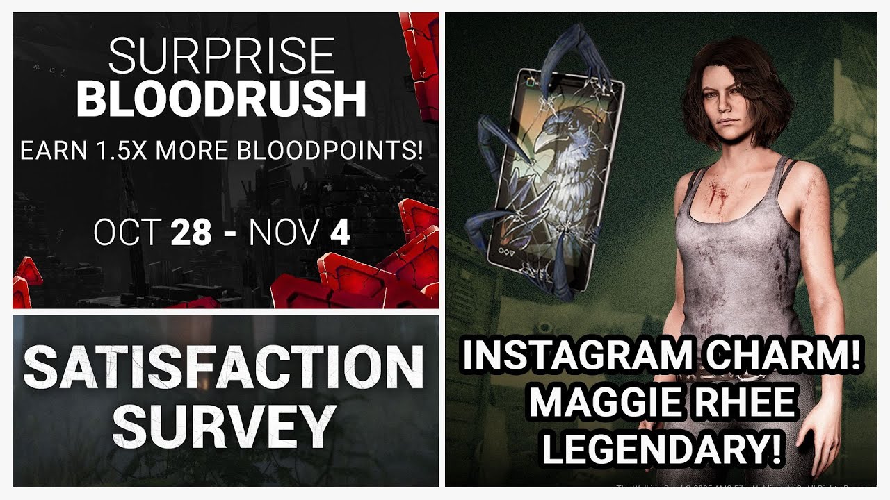 Код очарования в Instagram от Dead By Daylight! Легендарная Мэгги Ри! Кровожадность! Опрос удовле...