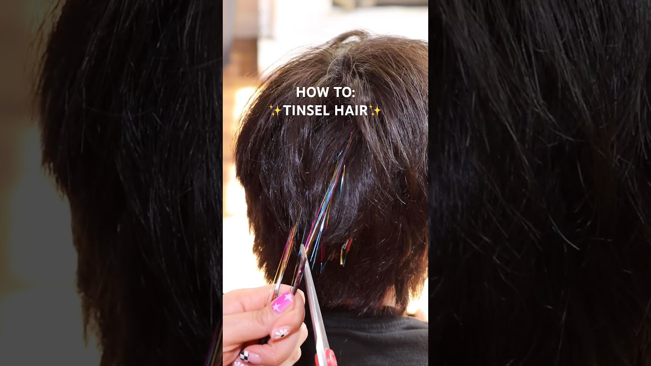 ✨ Easy Tinsel Hair Tutorial &ndash; Under $8! 💖