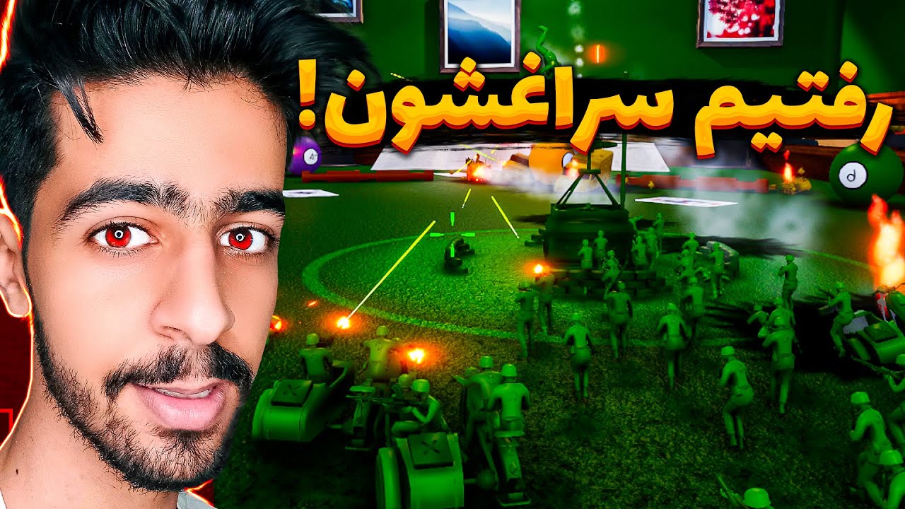 با سرباز هام حمله کردم پادگانشون ! 😂🔥 | Attack on Toys