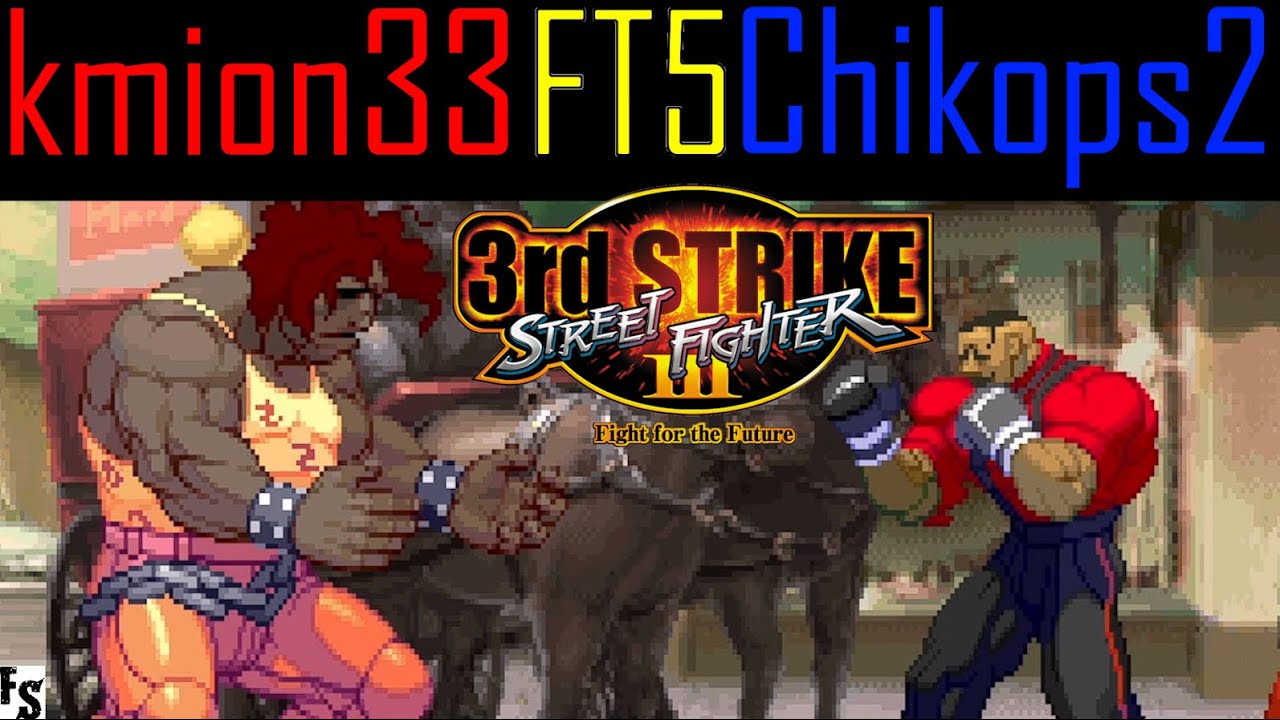 Street Fighter III: Third Strike - kmion33 [Hugo] vs Chikops2 [Dudley] (Fightcade FT5)