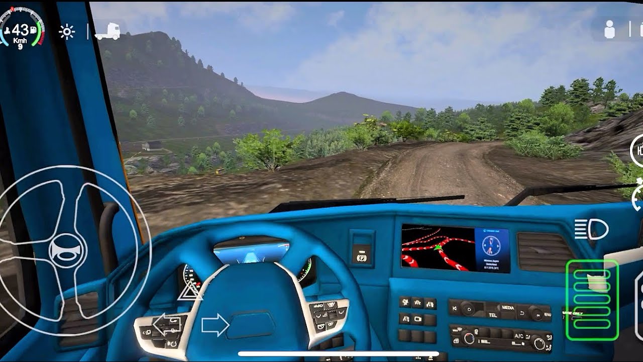 Longest Route Job (482 km) From New Map | Universal Truck Simulator (Version 1.9.7) Mobile Gameplay