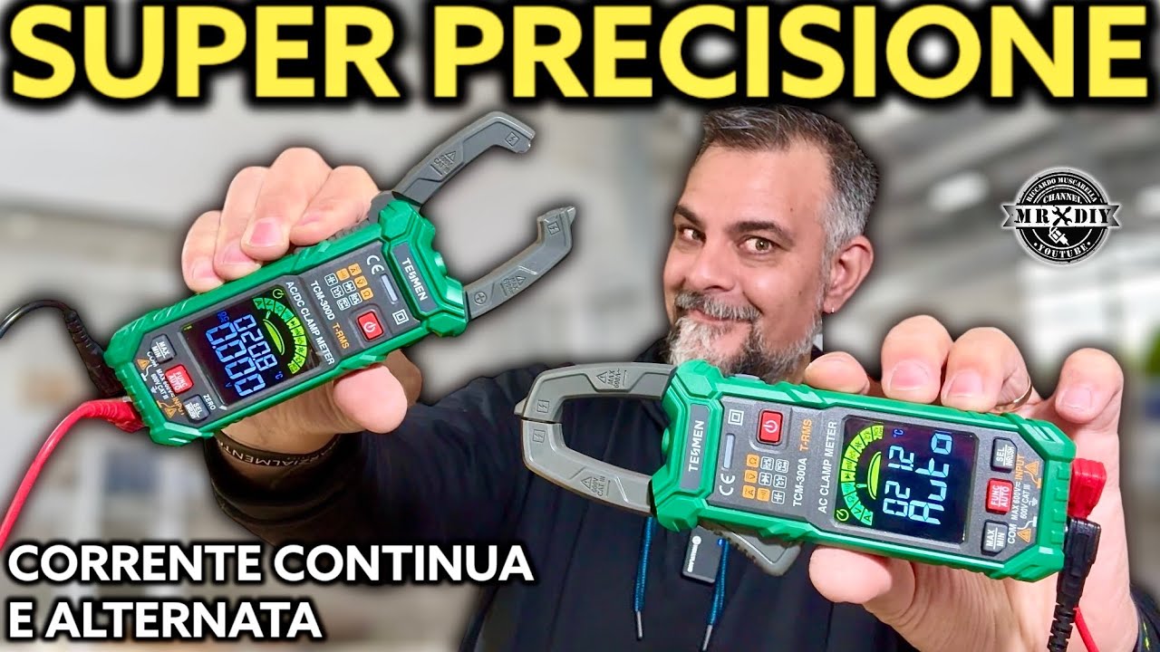 Il multimetro che costa poco ed è super preciso Pinza amperometrica AC e DC Tesmen TCM-300D TCM-300A