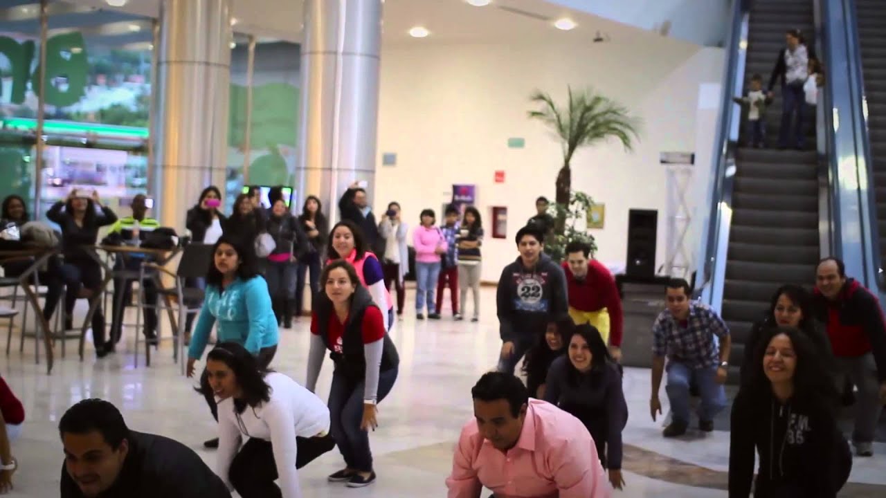 Propuesta de matrimonio sorpresa! Flashmob en Plaza Boulevares, Querétaro