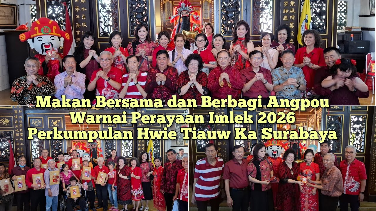 Perkumpulan Hwie Tiauw Ka Surabaya Rayakan Tahun Baru Imlek 2026