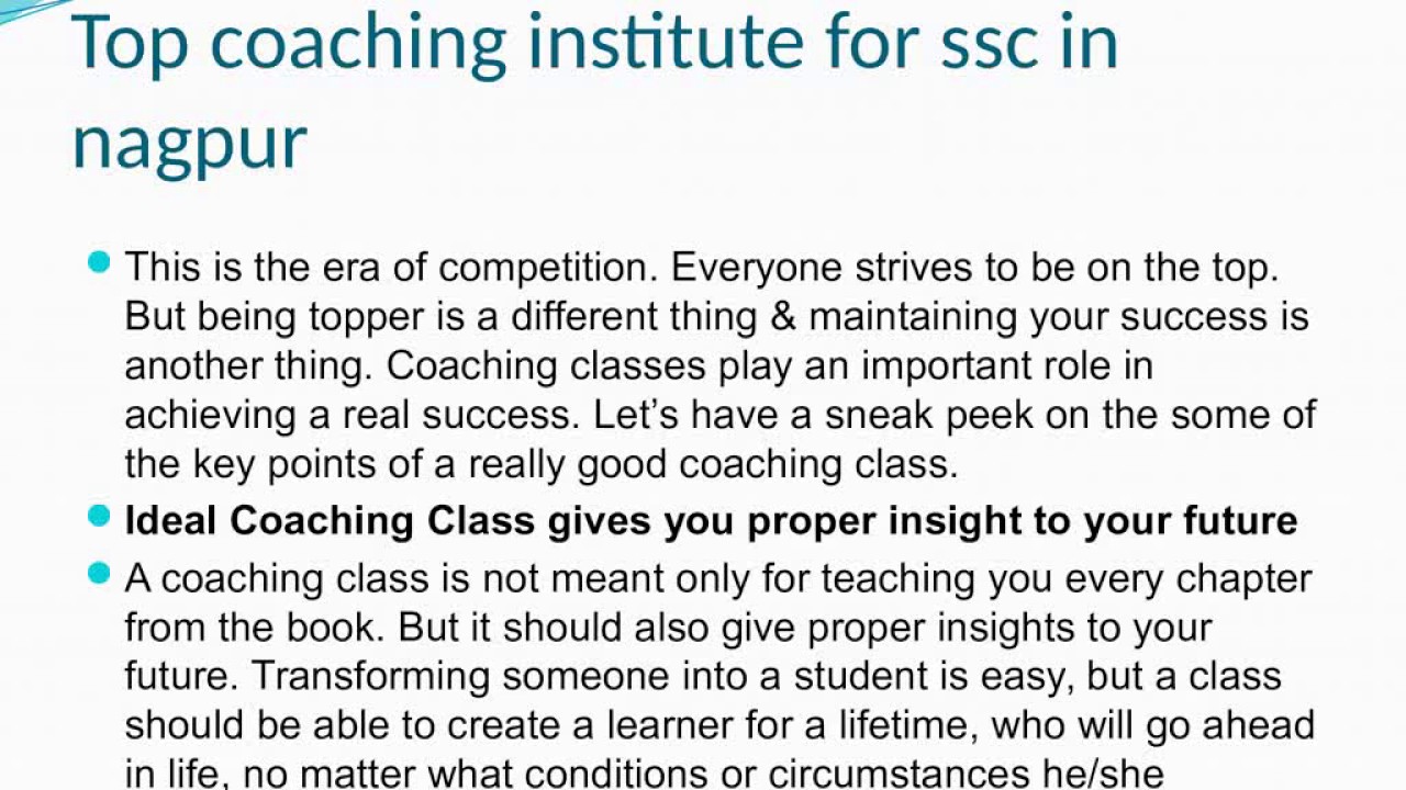 Top coaching institute for SSC in Nagpur | SSC | Yashshree
