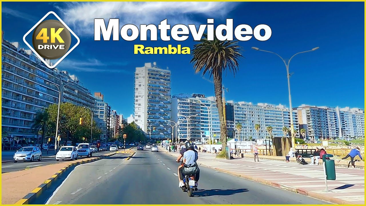 🇺🇾🌞 𝑫𝑹𝑰𝑽𝑰𝑵𝑮 𝒊𝒏 𝑴𝑶𝑵𝑻𝑬𝑽𝑰𝑫𝑬𝑶 🌞🇺🇾 RAMBLA -  URUGUAY 4k video