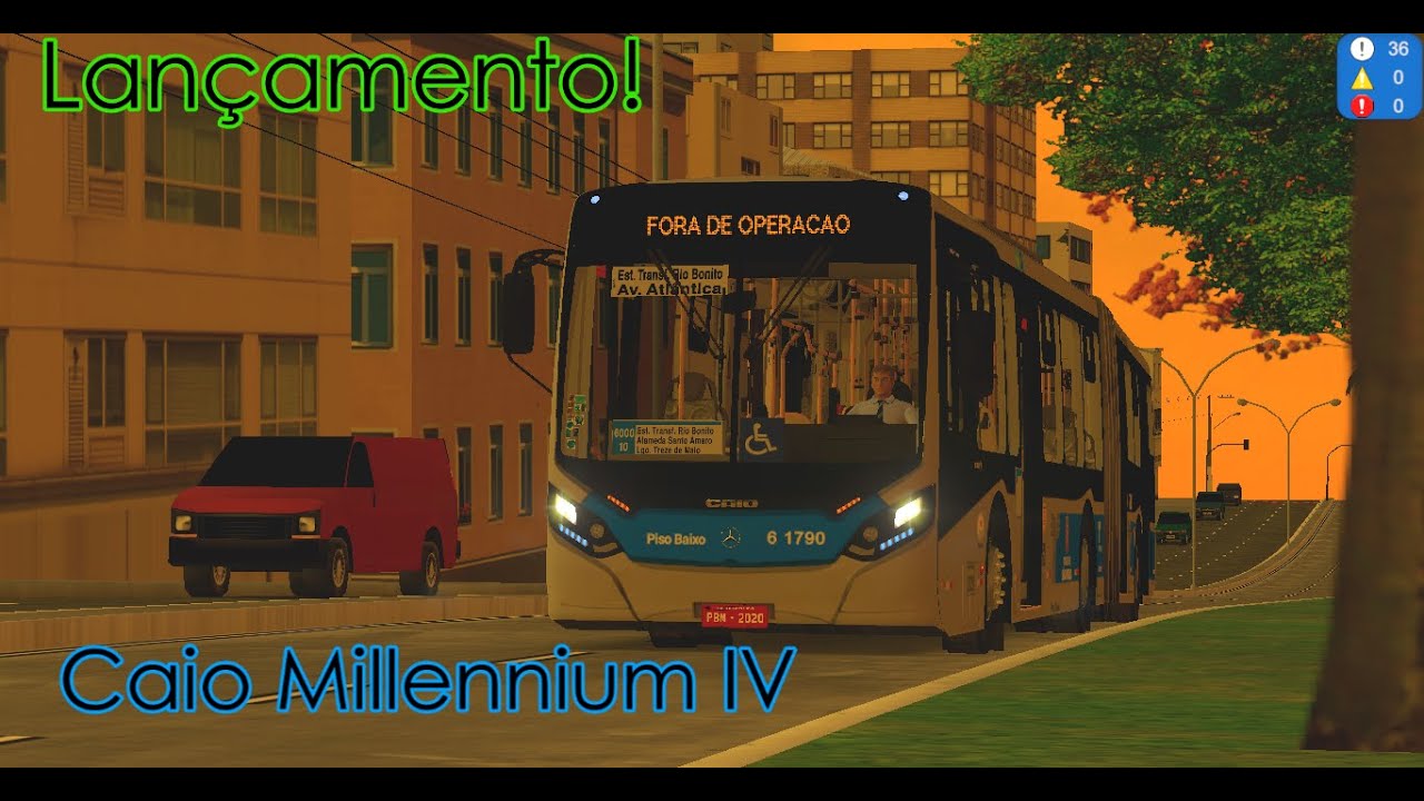 LANÇAMENTO!!! CAIO MILLENNIUM IV MERCEDES-BENZ O500UA FASE 2! | Proton Bus Simulator