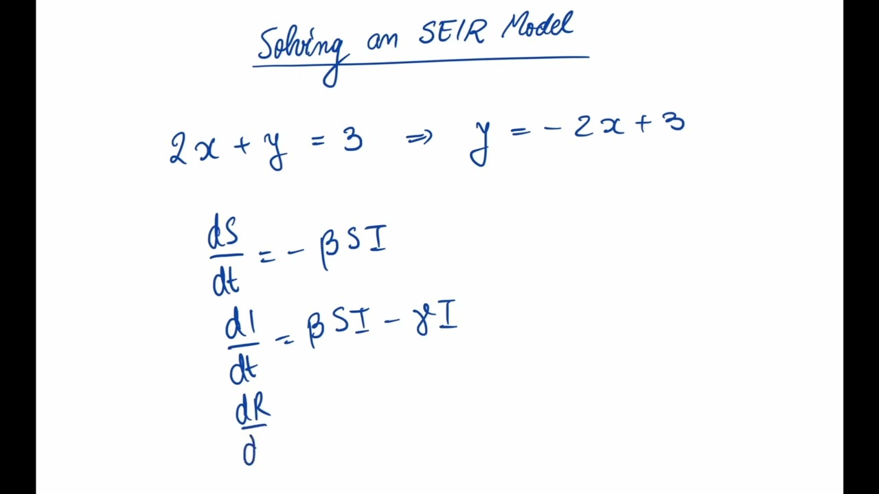 (BONUS VIDEO) Solving an SEIR Model