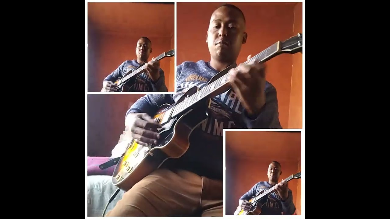 Lucky Masalesa playing ntyilo ntyilo.