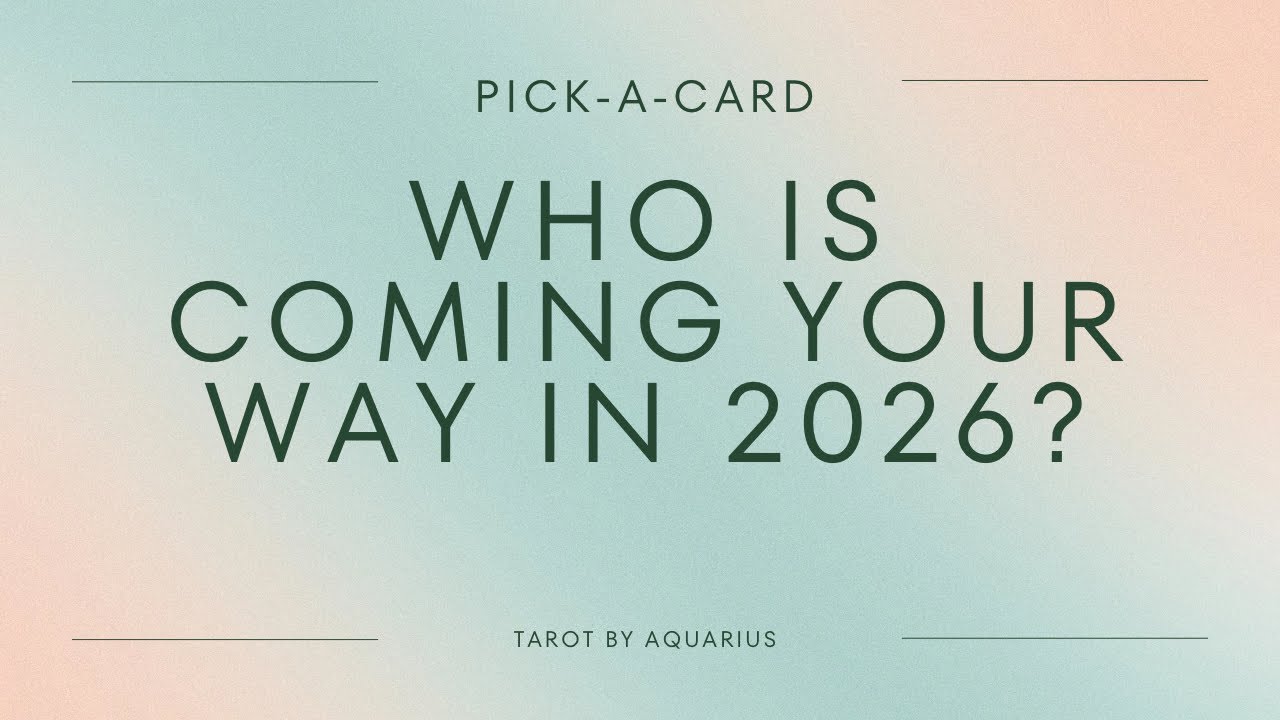 Pick-A-Card Reading- Who’s Coming Your Way in 2026? 👀 #tarot #tarotreading #love #pickacard