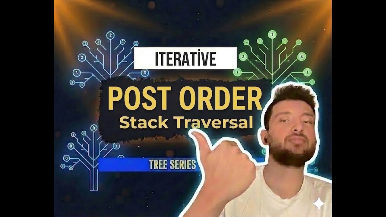 L9. Iterative Postorder Traversal using Stack | Java | Binary Tree
