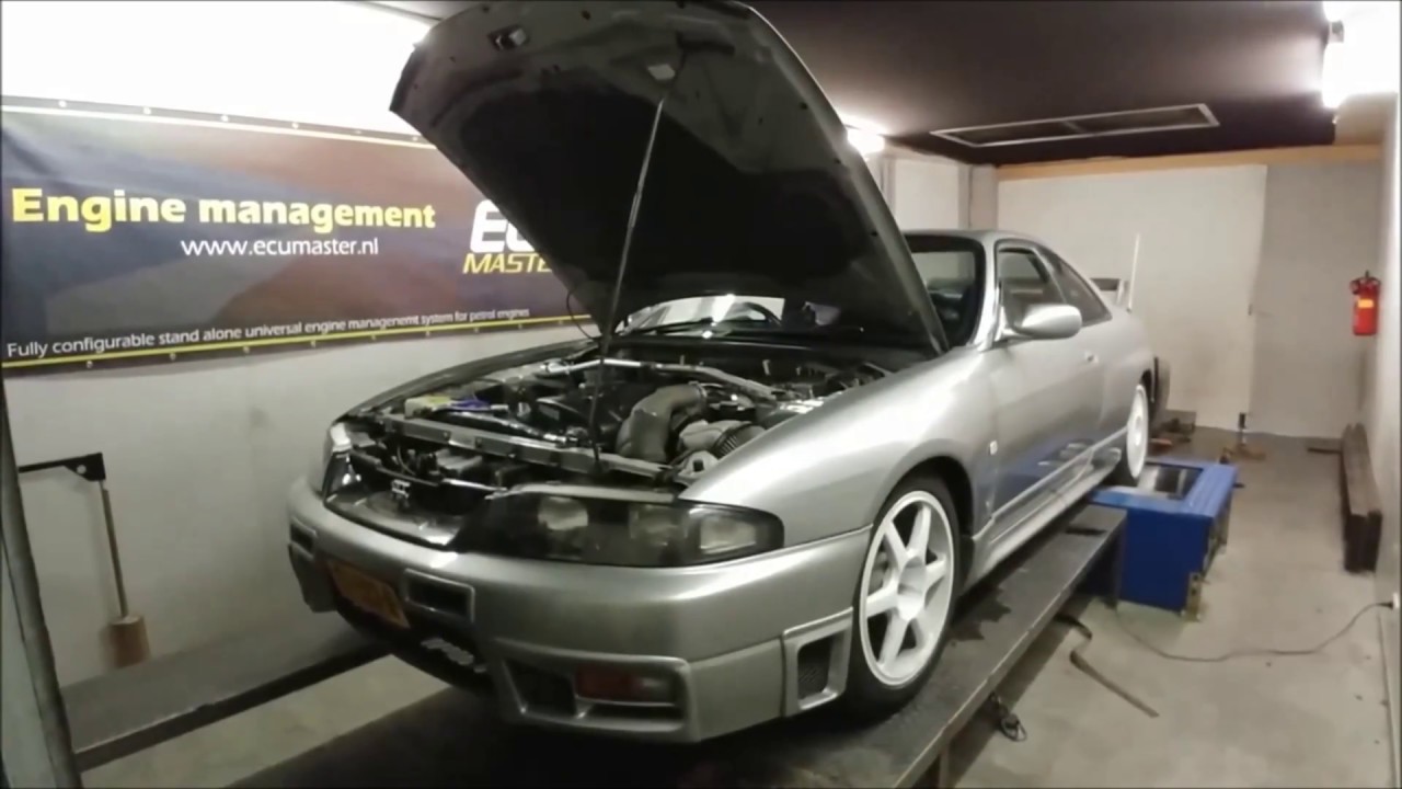420HP Nissan Skyline R33 GTR UK-spec dyno run