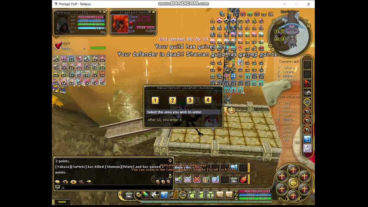 Prologic Flyff Tenkyuu Guild Siege