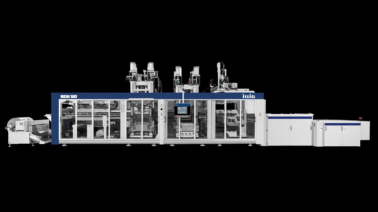 ILLIG RDK 90 Thermoformer with Dual Axis Part Removal System