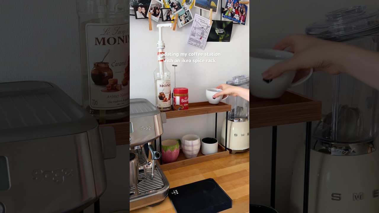 new organizer for my home coffee bar ☕️ 