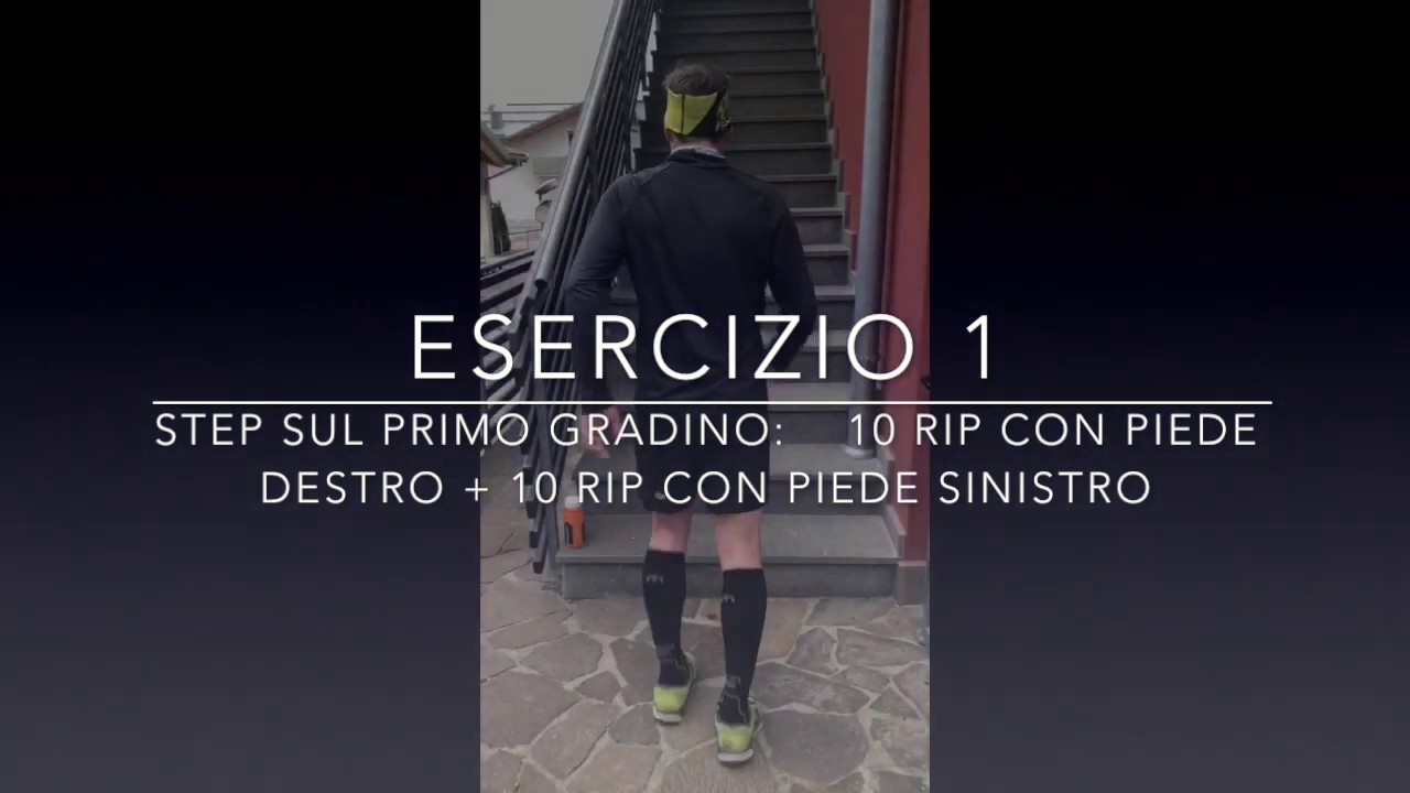 Stare in forma rimanendo a casa: l'ALLENAMENTO SUI GRADINI