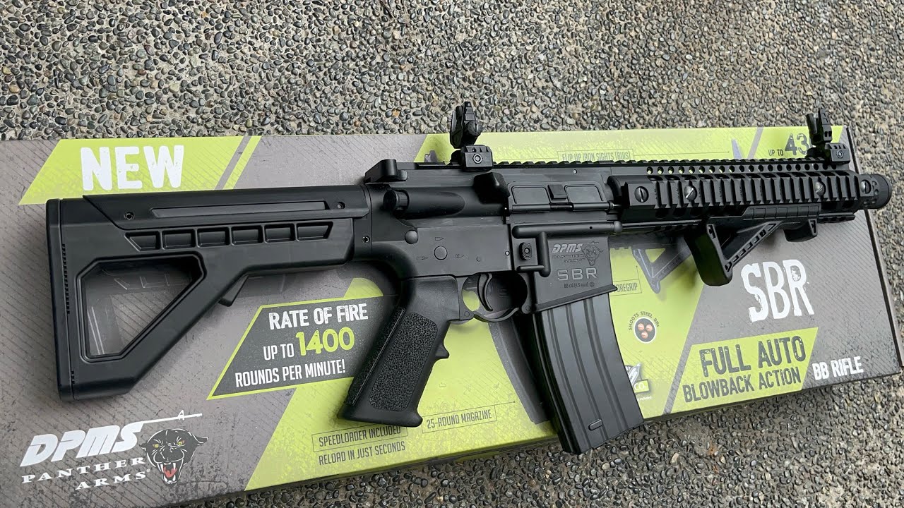 Durog Durog ang Bote SBR Black Airgun Rifle C02 Powered unboxing and testing