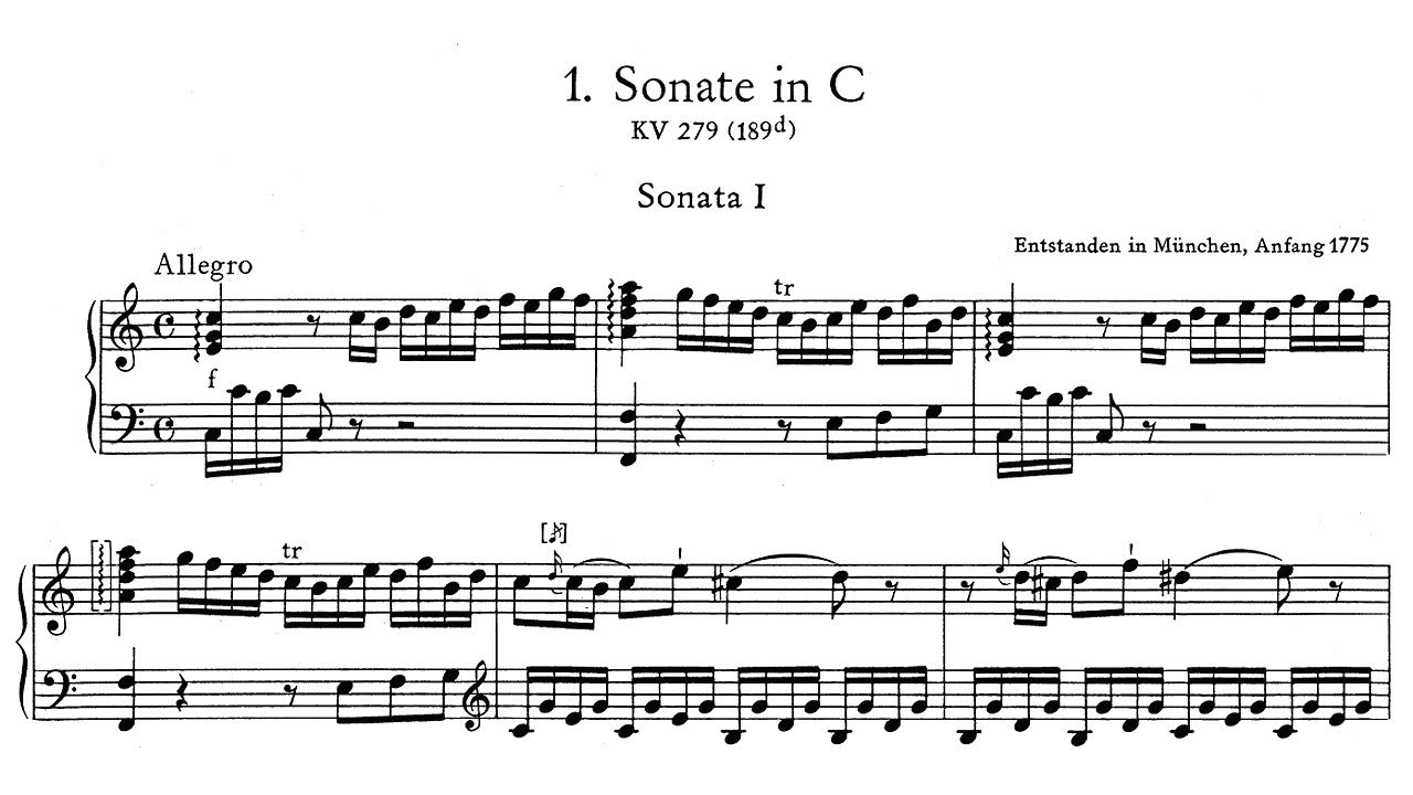 Mozart: Piano Sonata No. 1 in C major KV 279 - Walter Klien, 1959 - VOX SVBX 5429
