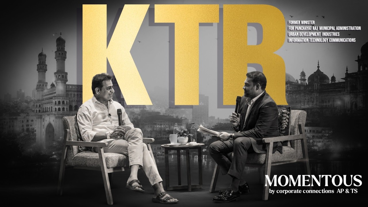 The Vision, The Politics, The Future: Momentous with KTR | Exclusive Interview | ⁨#TelanganaGrowth |
