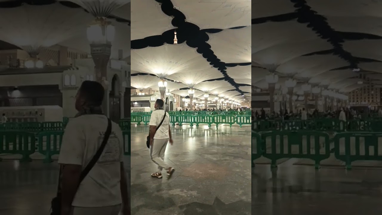 Nite prayer in prophet mosque 