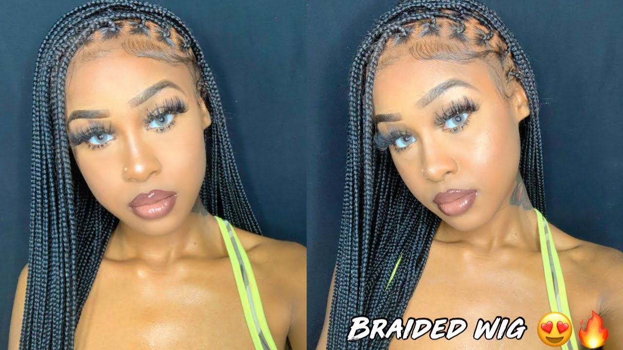 Knotless Plait Braided Wig 🔥 Ft Posh Glad Braided Wigs