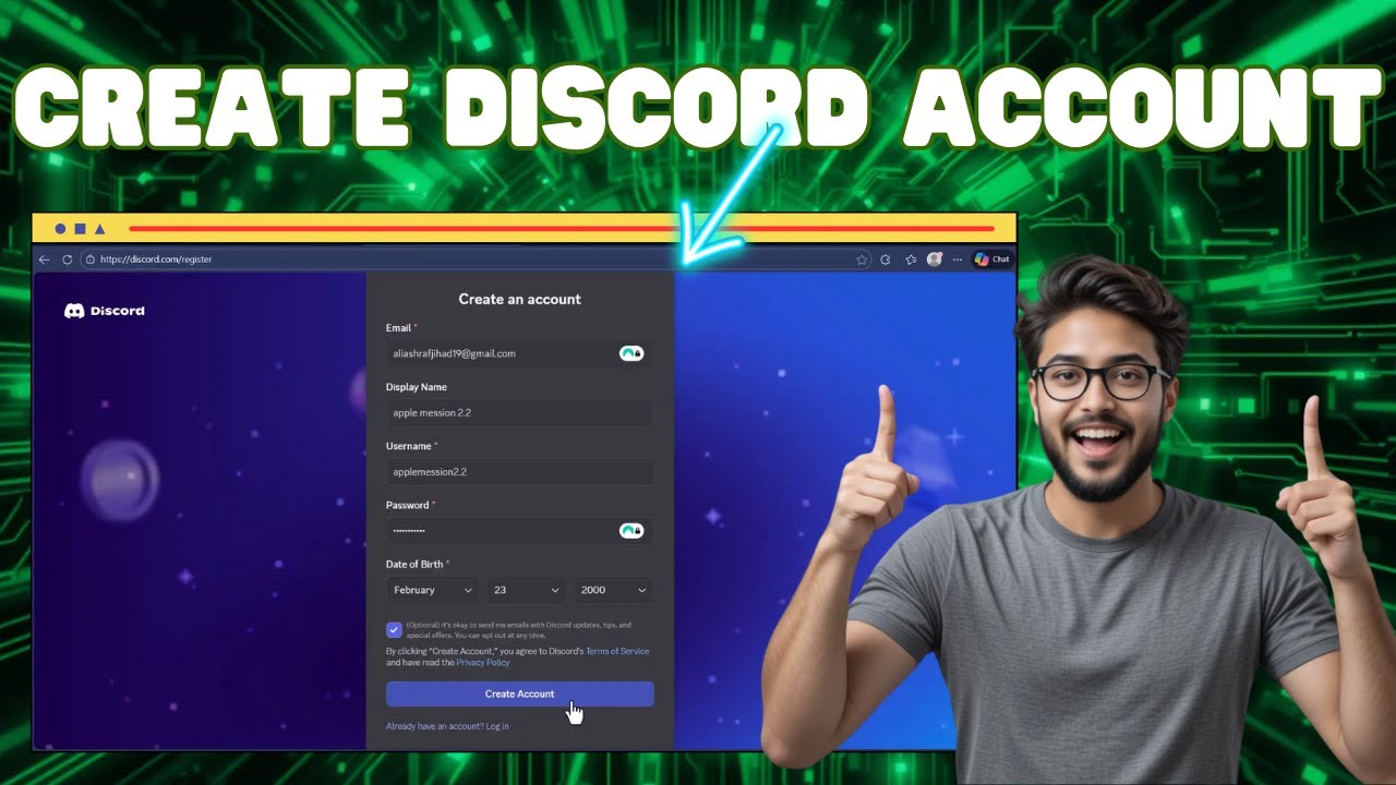 Как создать аккаунт в Discord | Пошаговое руководство (2026)