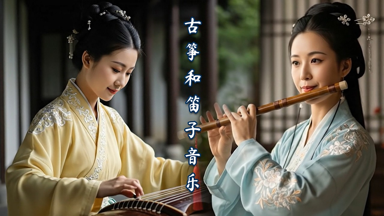 Garden Path Serenity 🌸 Guzheng & Dizi Relaxing Music