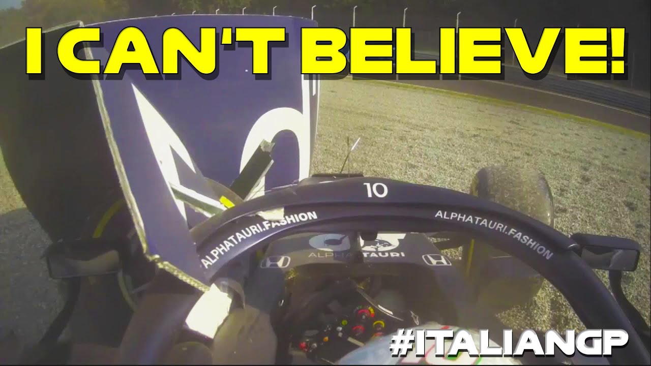 SPRINT 2021 Italian Grand Prix | Pierre Gasly Crashed